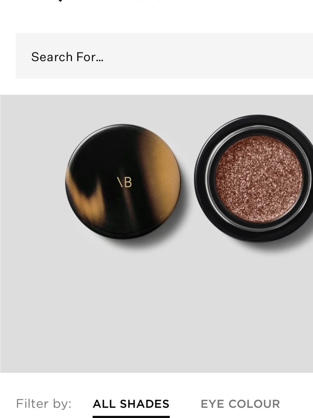 Victoria Beckham Lid Lustre eyeshadow; TEA ROSE; this is the last one available